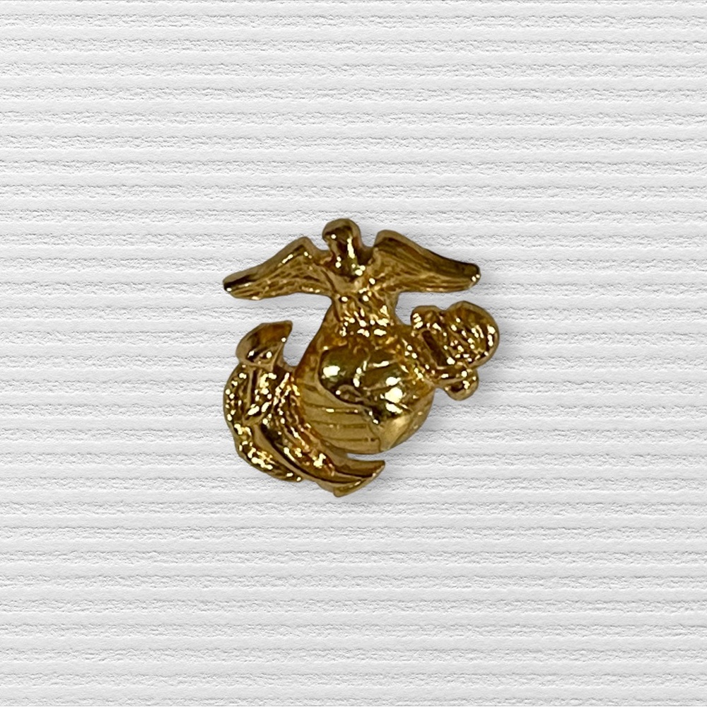 USMC United States Marine Corp Eagle Globe and Anchor Tie Tack - Picture 2 of 9